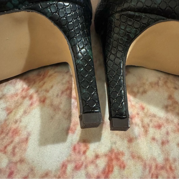 JF Just Fab Ally Tall Stiletto Python Print Boots Size 8 - Picture 6 of 13